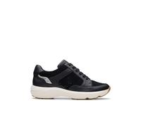 Clarks - Tivoli Walk, Zapatillas De Las Mujeres, Black Combi,