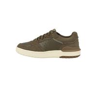 Clarks Premium Courtlite2 Lo, Zapatillas Hombre, Gamuza Caqui, 42 EU