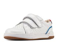 Clarks Zapatillas Ezera Walk T para niño, Piel Blanca., 29 EU