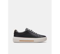 Clarks Zapatillas Hollyhock Walk de mujer tipo casco bajas piel. Negro 39 (5,5)