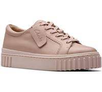 Clarks Zapatillas Mayhill Walk para mujer, rosado, cuero, ( Light Pink Leather), 7 Wide