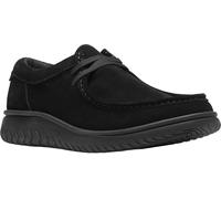 Clarks Zapatillas náuticas bajas RelaxLite para hombre, Ante negro, 41.5 EU