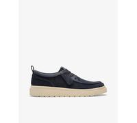 Clarks Zapatillas Polden Moc de hombre en Ante con EVA. Azul marino 40/65