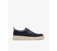 Clarks Originals – Derby Polden Moc – Ante azul marino – Para hombre