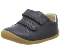 Clarks Zapatillas Roamer Craft para niños pequeños | Cuero de Primera Calidad | Cierre Riptape | Suela de Goma Flexible | Ajuste Amplio Disponible, Blue, 2.5 UK Child X-Wide