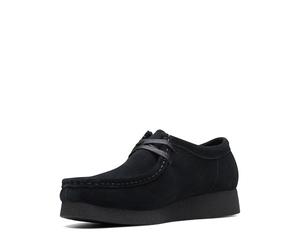 Clarks Zapatillas Wallabeeevo Premium para Mujer, Black SDE, 36 EU