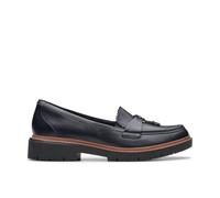 Clarks Westlynn Bella, Mocasín Mujer, Cuero Azul Marino, 39.5 EU