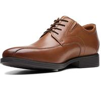 Clarks Whiddon Pace, Oxford Hombre, Piel marrón Oscuro, 39.5 EU