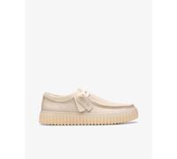 Clarks Zapato Torhill Lo de hombre en Ante con TR. Blanco roto 46/110