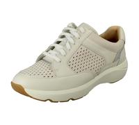 Clarks Zapatos casuales con cordones para mujer Tivoli Walk, White, 5 UK Wide