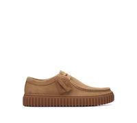 Clarks Torhill Lo, Zapatos de Cordones Unisex Adulto, Dark Sand Suede, 42 EU