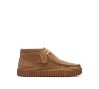 CLARKS Torhill Hi Dark Sand Suede 40