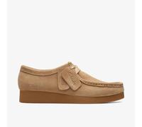 CLARKS Zapatos de piel de ante Wallabee Evo. Color camel