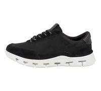 Clarks Zapatos de Piel Nature X One, Negro Combi Negro, 47 EU