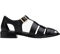 Clarks - Zapatos Hana Sun para mujer, Cuero negro, 8