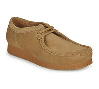 Clarks - WallabeeEVO, Derby De Las Mujeres, Dark Sand Suede,