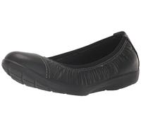 Clarks Zapatos Planos de Ballet Meadow Opal para Mujer, Cuero Negro, 40.5 EU
