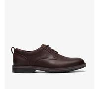 CLARKS Zapatos tipo derby de piel, ALDWIN2 DERBY. Color Marrón