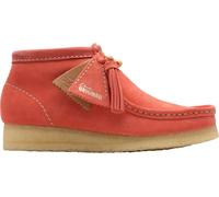 Clarks - Zapatos Wallabee para mujer, Coral (CORAL SUEDE), 38 EU