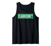 Clarkson St New York City NYC para Hombres y Mujeres Camiseta sin Mangas