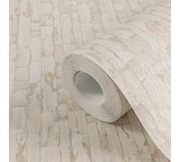 Claro, con Mucho Estilo Pintado Con Discreto Texturoptik - Crema, Beigee, Gris