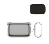 Claro Funda rígida de PC para Sennheiser Momentum True Wireles 4/3, Funda Protectora antifractura con mosquetón