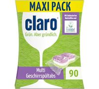 claro Pastillas lavavajillas Todo en 1, 90 unidades, sin fosfatos