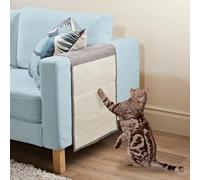 Clarsen Alfombra rascador para gatos - sin pegamento - Aplicación en reposabrazos de sofás y sillones - Duradero y resistente - Protege la decoración de arañazos - resistente a los arañazos