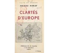 Clartés Deurope (ebook)