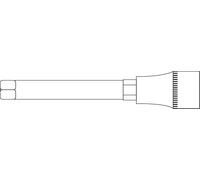 CLAS Equipements Casquillo de boquilla hexagonal 11 mm L.100 mm 1/2" - SA 0384