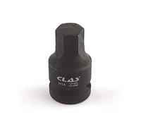 CLAS Equipements Casquillo de Choque Tuerca buje VAG Hexagonal 14mm L.43mm 1/2" CR-Mo - SA 0485