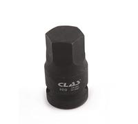 CLAS Equipements Casquillo de Choque Tuerca buje VAG Hexagonal 19mm L.43mm 1/2" CR-Mo - SA 0487