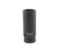 CLAS Equipements Casquillo de impacto 6 caras, largo 22 mm, 1/2 pulgadas, OS 3140