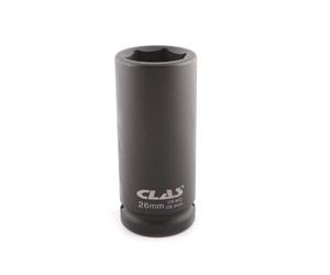 CLAS Equipements Casquillo de impacto 6 caras, largo 26 mm, 3/4 pulgadas, OS 3431