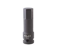 CLAS Equipements Casquillo de impacto hexagonal 19 mm L.78 mm 1/2 pulgadas - SA 0484