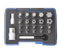 Clas OM0645 Maletín Puntas, Multicolor, 1/4"-3/8", 23 Piezas