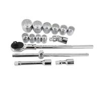 Clas OM2355BL Kit Llaves de Vaso, Multicolor, 3/4", 22-50 mm