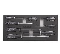 Clas OS1000 Juego de Inserto Destornilladores, Multicolor, 8 piezas