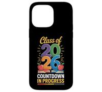 Clase de 2026 Cuenta regresiva Graduación Seniors Kindergarten Grad Carcasa para iPhone 14 Pro Max