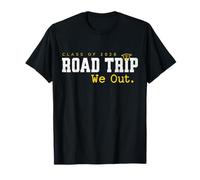 Clase de 2026 Road Trip Graduación Salimos Vacaciones Divertidas Camiseta