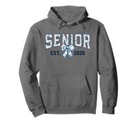Clase de 2026 Senior 26 Coquette Bow Toile Preppy Girly Girl Sudadera con Capucha