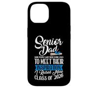 Clase de 2026 Senior Dad Men Funny Seniors 2026 Carcasa para iPhone 14