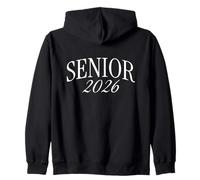 Clase de 2026 Senior, Senior Year Simple Design Sudadera con Capucha