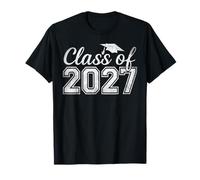 Clase de 2027 Retro Freshman Class of 2027 Graduación Senior Camiseta