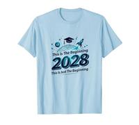 Clase de 2028: Esto es Solo el Comienzo Camiseta, Hombre, Azul Bebé, L