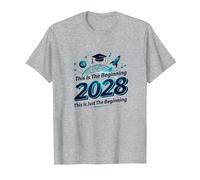 Clase de 2028: Esto es Solo el Comienzo Camiseta, Hombre, Gris Jaspeado, S