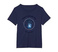 Clase de 2037 Grow with Me Handprint Time Capsule Camiseta, Mujer Tallas Grandes, Azul Marino, 1XL Grande