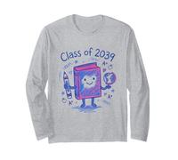 Clase de 2039 Kindergarten Line Art Pre-k Grow with Me Manga Larga