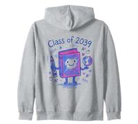 Clase de 2039 Kindergarten Line Art Pre-k Grow with Me Sudadera con Capucha