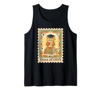 Clase de 2039 Kindergarten Pre-K Grow with Me Owl Book Read Camiseta sin Mangas